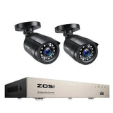 ZOSI Outdoor Surveillance Kit Crystal Clear Day Night Vision