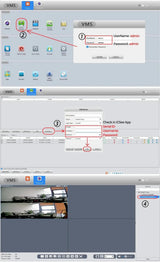 Outdoor WiFi PTZ Camera 8x Optical Zoom Three Lens Dual Screen CCTV IP - stepyours.com