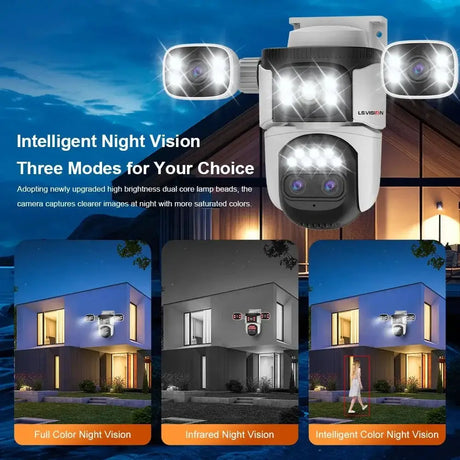 LS Vision LS - WL320 - 10X Outdoor PTZ Camera With Auto Tracking AI Pro - stepyours.com