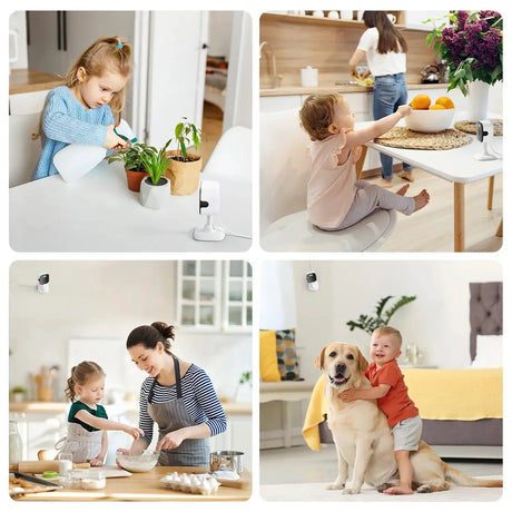 5MP HD WiFi Indoor Security Camera Featuring Night Vision and Two Way Audio - stepyours.com