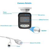 Outdoor PoE IP Security Camera 4K 8MP Waterproof With Two Way Audio - stepyours.com
