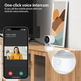 WIFI Tuya Indoor 5MP Camera - 360 Degree PTZ With 4x Zoom And Two Way Audio - stepyours.com