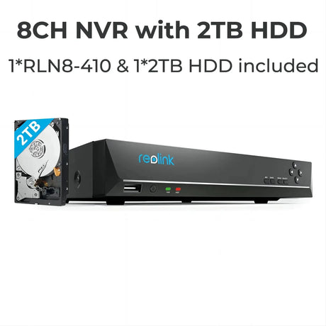 Reolink 8CH 4K Security Camera System 8MP IP Cameras Kit Pro
