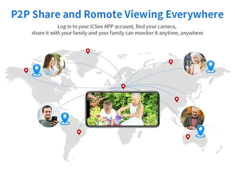 Hiseeu 4K 8MP PTZ WiFi IP Camera With 8X Zoom Night Vision And Smart Detection - stepyours.com
