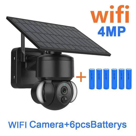 Solar Powered Outdoor Wireless Security Camera Weatherproof