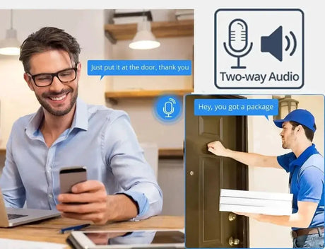 Ninivision 5MP WiFi Indoor Camera 360 PTZ AI Detection Pet Monitor Tuya P2P - stepyours.com
