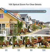LS VISION 20MP Outdoor WiFi Security Camera With 4 Lenses 10X Zoom Auto Tracking - stepyours.com