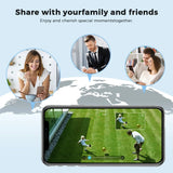 Abuntu 15MP 8K PTZ WiFi Outdoor Camera - 10X Zoom AI Human Detection - stepyours.com