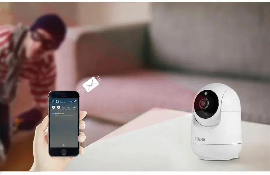 Fuers 5MP WiFi Camera Tuya Smart Home Security Monitor - ESCAPION