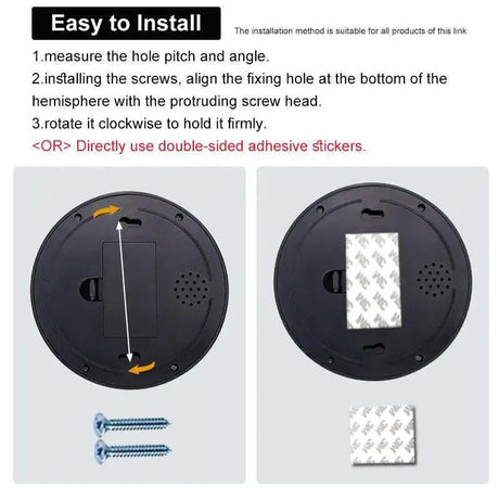 Dummy Security Camera Red LED Light For Home Safety
