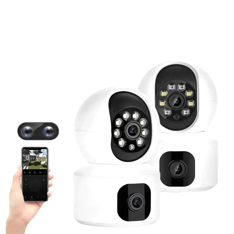Tuya 8MP Dual Lens WiFi IP Camera - Color Night Vision With Auto Tracking - stepyours.com