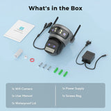 20MP Outdoors WiFi PTZ Security Camera - AI Human Detection and 10X Zoom Hooks by stepyours.com