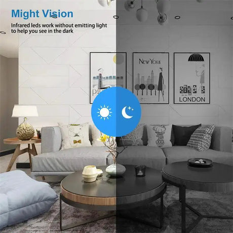 Compact 1080P WiFi Security Camera For Baby Monitoring