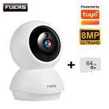 Fuers 4K 8MP Indoor IP Camera WiFi With Auto Tracking - Tuya App Compatible - stepyours.com