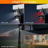 WONSDAR Outdoor WiFi IP Camera - 8x Zoom Triple Lens PTZ With Auto Tracking - stepyours.com