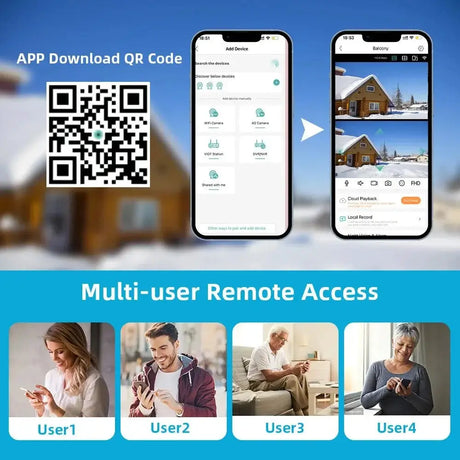 Outdoor Wireless Security IP Camera 4K 8MP Dual Lens - AI Auto Tracking - stepyours.com