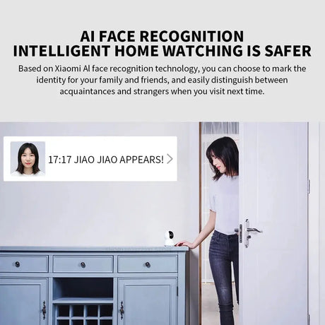Xiaomi 360 Degree Mi PTZ 2K Security Camera AI Detection Indoor Night Vision by stepyours.com