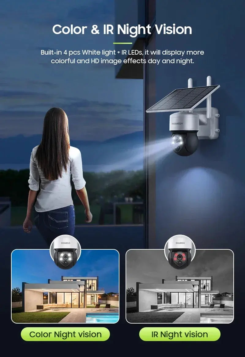 Shiwojia 5W 4G Solar Camera WiFi Tuya Smart Outdoor Cam