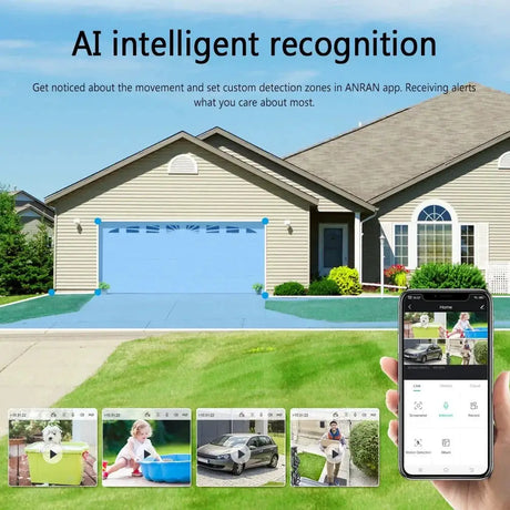 ANRAN C2 2K Battery Wireless Security Camera - 2.4G WiFi IP65 Weatherproof - stepyours.com