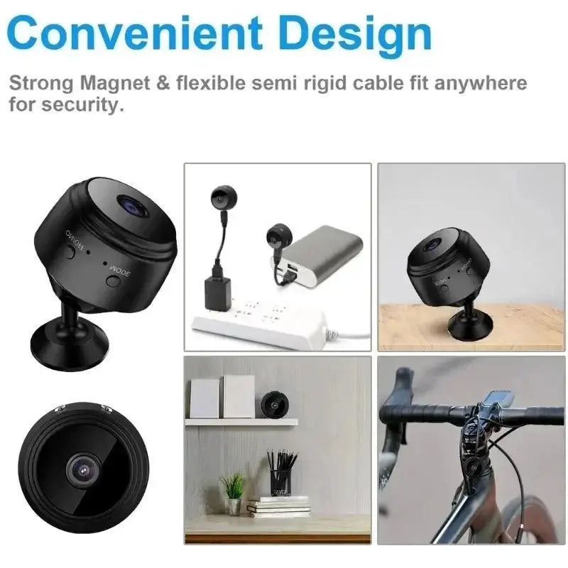A9 Mini Camera - 1080P WiFi Security for Home Surveillance and Remote Monitoring - stepyours.com
