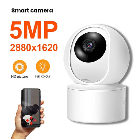 5MP WiFi Security Camera With AI Motion Detection Features