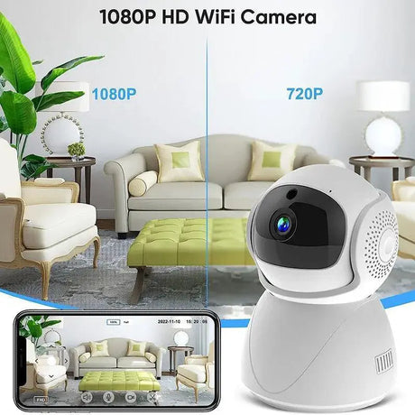 1080P WiFi PTZ Security Camera With Night Vision Features