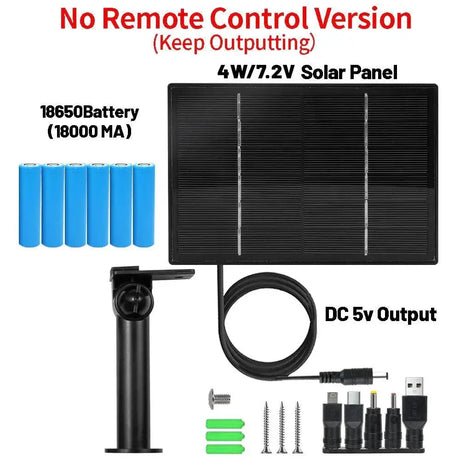 Solar Panel Charger For Security Cameras Reliable Power
