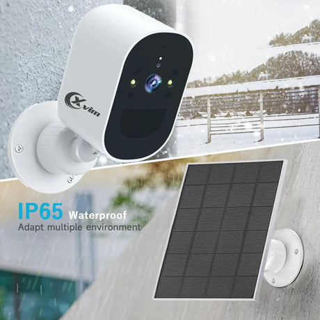 XVIM 1080P Solar Outdoor Wireless Security Camera - AI Motion Detection - stepyours.com