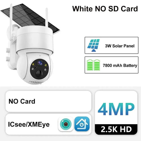 Solar Powered Outdoor Wireless Security Camera System