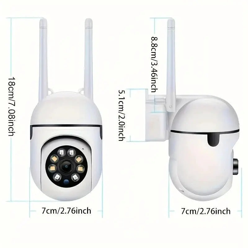 BoyKeep 2 Pack Wireless 1080P Security Cameras With Color Night Vision - stepyours.com