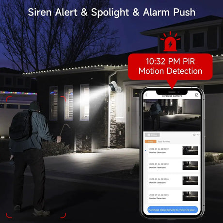 XVIM 1080P Solar Outdoor Wireless Security Camera - AI Motion Detection - stepyours.com