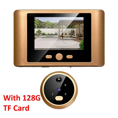 2.8" LCD Screen IR Night vison PIR Motion Detection Digital Electronic Viewer Bell Door Peephole HD Camera Photo Video Recording by stepyours.com