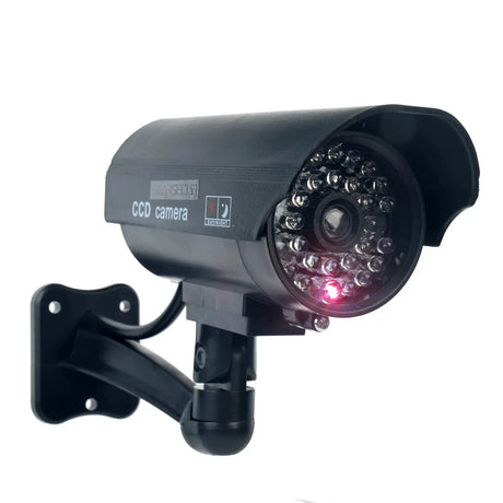 Eleopard Fake Security Camera - Waterproof Dummy CCTV With Red LED Add Hooks - stepyours.com