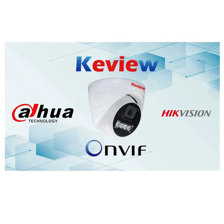 Keview 4K 8MP PoE IP Camera - AI Color Night Vision Indoor Dome Surveillance - stepyours.com