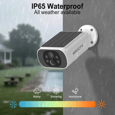 ARCCTV 2K Wireless Solar Camera - Humanoid Detection And Night Vision - stepyours.com