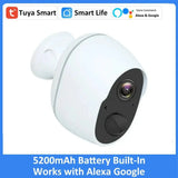 Solar Outdoor Security Camera Rechargeable Battery Alexa