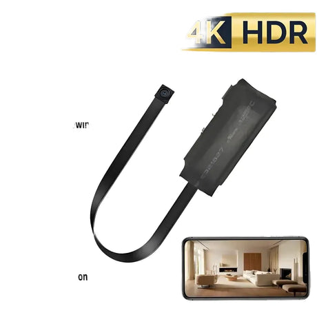 Supports HD 4K WiFi Mini Camera, Remote Viewing, Motion Detection, Loop Storage, DIY Wireless Home Nanny Style Mini Camera