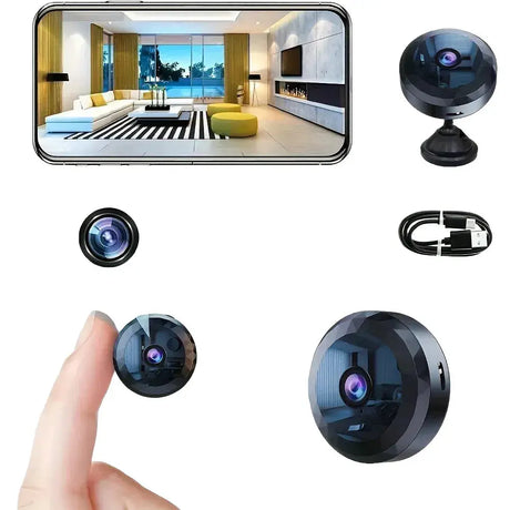 Wireless Mini WiFi Security Camera Night Vision Motion Detection And App Control by stepyours.com