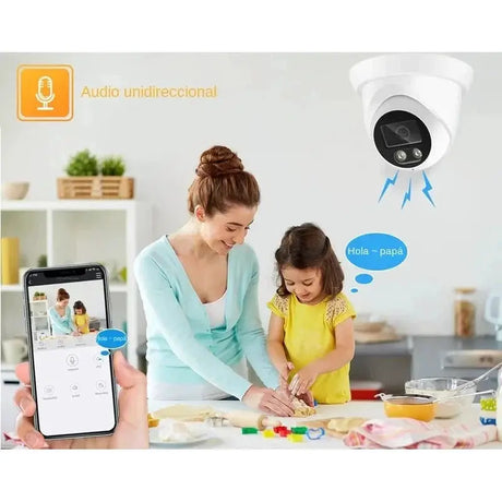 New 4K 8MP IP Camera AI Color Night Vision Outdoor PoE Surveillance Hooks - stepyours.com