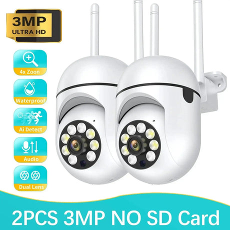 Outdoor WiFi Camera With Color Night Vision Surveillance