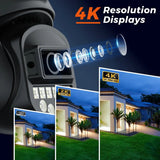 BESDER O - Kam Pro Dual - Lens 10MP - 8MP PTZ Outdoor WiFi Security Camera AI Detection - stepyours.com