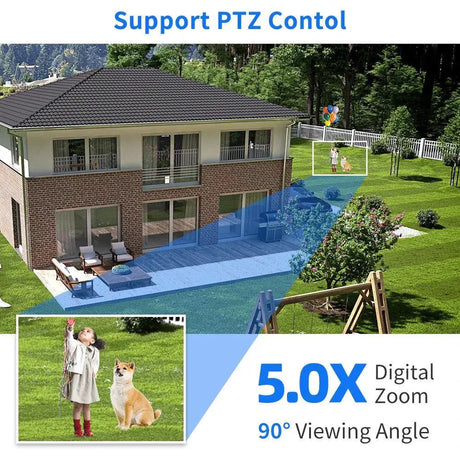 4K Ultra HD Outdoor Security Camera With Human Detection