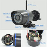 4MP Outdoor WiFi Bullet Security Camera - CamHi CamHipro Compatible Alerts - stepyours.com