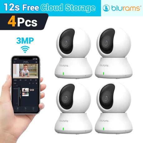 BoyKeep Baby Monitor Camera 2K HD Motion Detection And Two Way Audio 360 View - stepyours.com