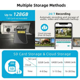 ICSEE 4K Dual Lens WIFI Camera - 2K Dual Screen PTZ Outdoor Security - stepyours.com