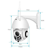 Abuntu YCC365 PTZ WiFi Outdoor Camera 1080P 4X Zoom With Smart Tracking - stepyours.com