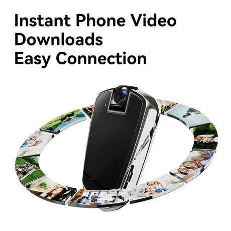 Mini Micro Security Camera 1080P HD - Portable Compact Design for Home Monitoring, Car Safety
