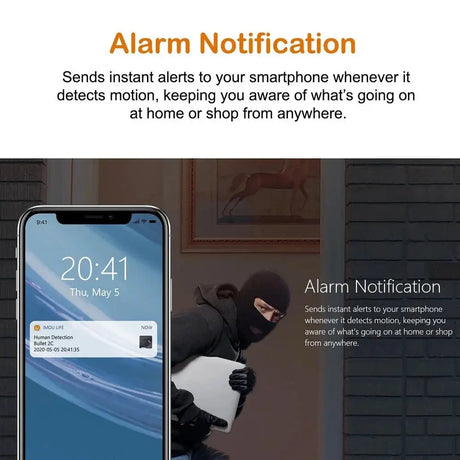 IMOU Outdoor Bullet 2C 5MP WiFi Camera Weatherproof AI Human Detection - stepyours.com