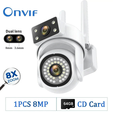 8MP Outdoor WiFi Camera With AI Smart Tracking System