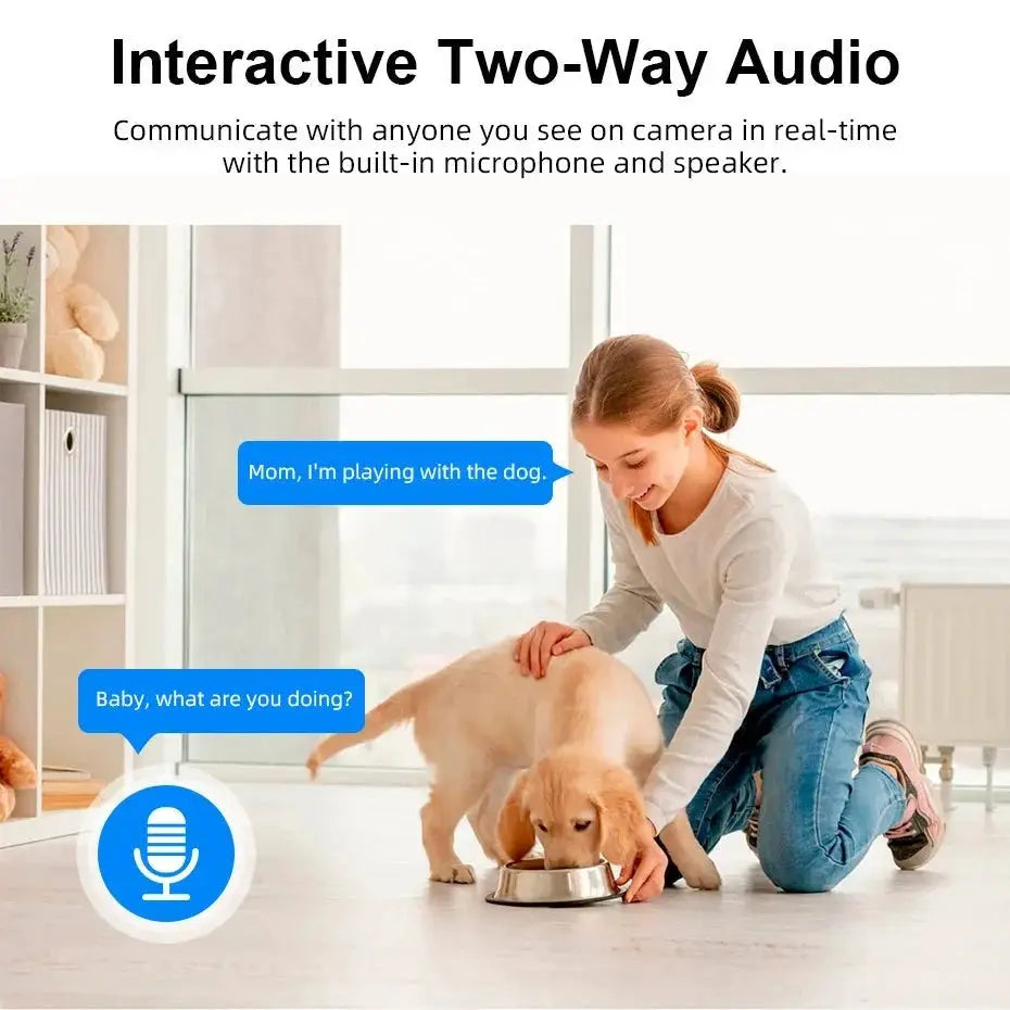 Fuers 4K 8MP Indoor IP Camera WiFi With Auto Tracking - Tuya App Compatible - stepyours.com
